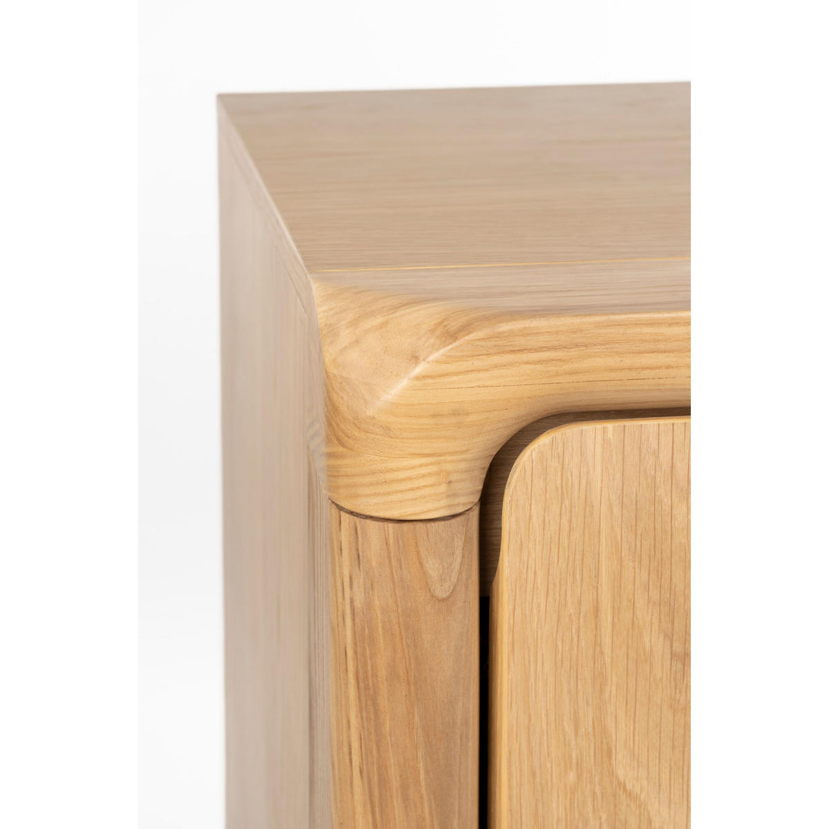 AUFBEWAHRUNGSSCHRANK Storm 2 Türen Natur - Naturfarben, Holzwerkstoff (90/120/55cm) - Zuiver