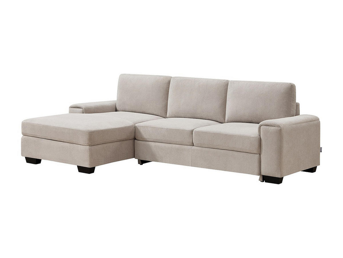SCHLAFSOFA - 4 Personen - Stoff - Beige - - Beige, Textil (260/85/153cm) - Vente-Unique