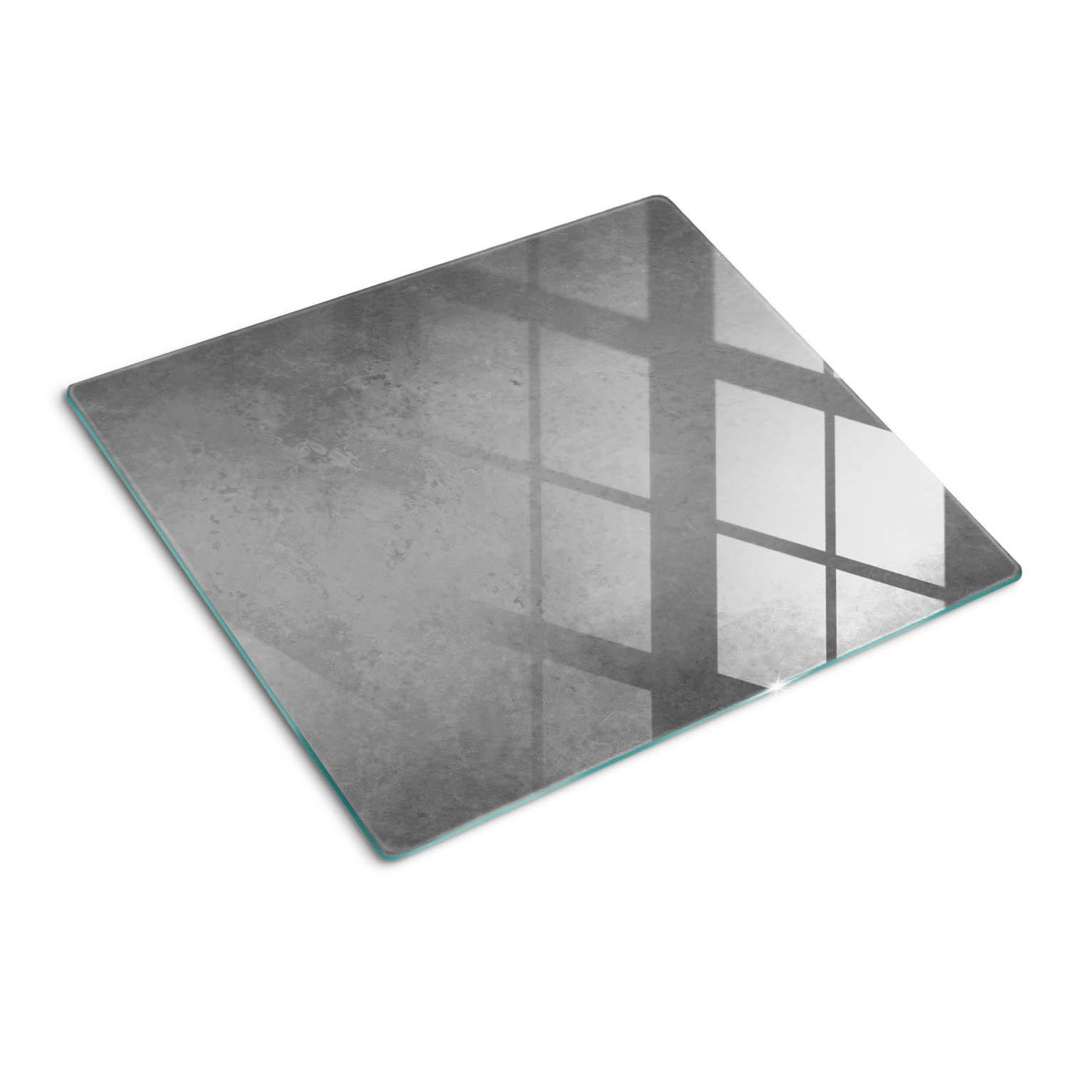 Tulup Glasplatte Grau 60x0.4x52 cm