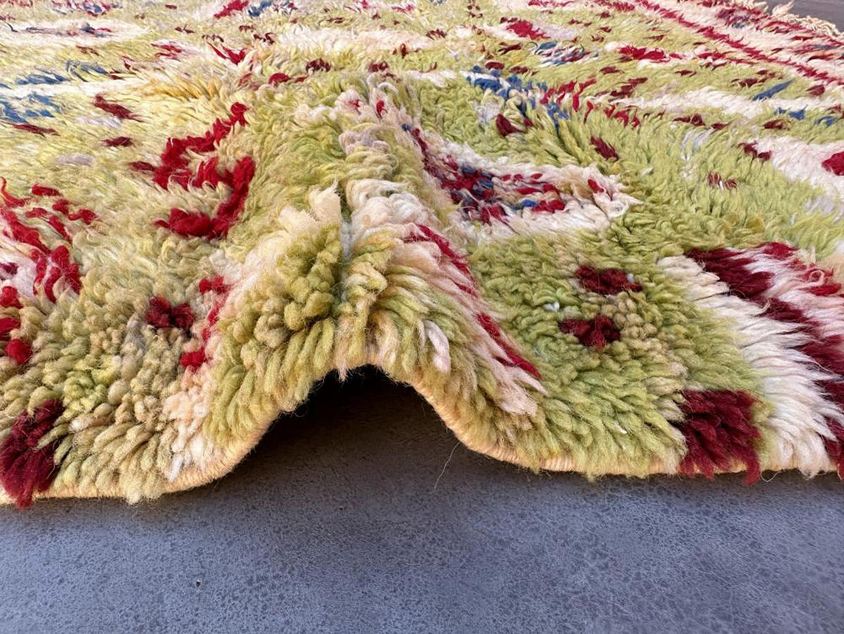 BERBERTEPPICH aus reiner Wolle 109x 147 cm - Multicolor, Naturmaterialien (109/147cm) - AFK Living