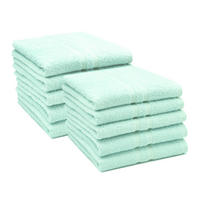 HANDTÜCHER, 6er-Set, 50x100 cm, 100% Baumwolle, Blau - Grün, Textil (50/100cm) - Zollner