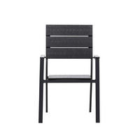 GARTENSTUHL - Schwarz - Aluminium - 58 x 90 x 60 cm - Schwarz, Metall (58/90/60cm) - home24