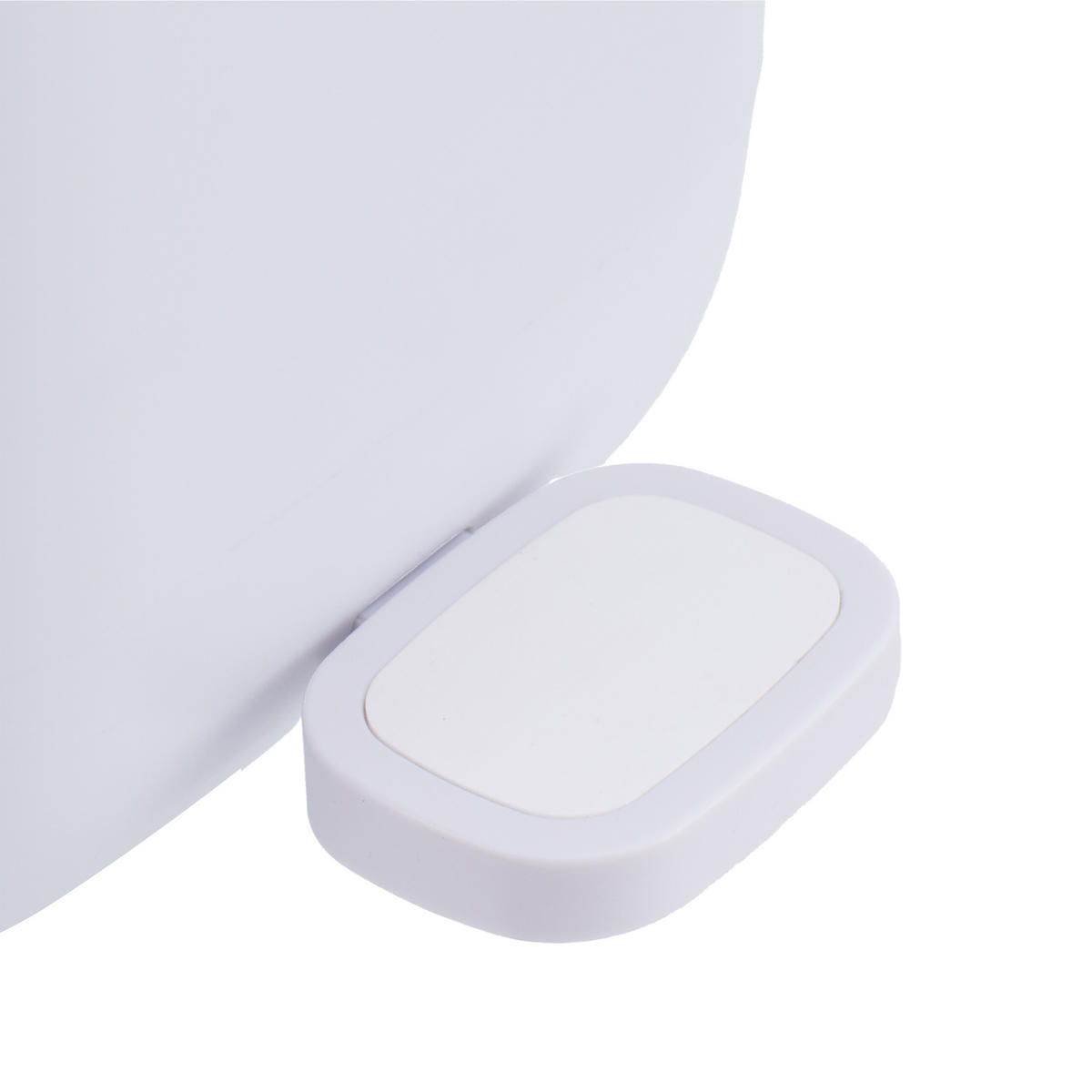 MÜLLEIMER - Weiß, Kunststoff (18/30/28cm) - Relaxdays