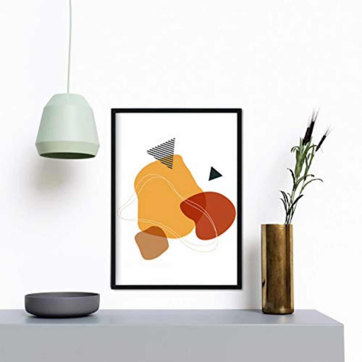 POSTER Set mit 4 abstrakten Collage Sahara Infinito Unendlichkeitsseiten A3 Rahmenlos - Klar, Papier (29.7/3cm) - Nacnic