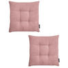 STUHLKISSEN 2er Set Inga - Altrosa, Textil (35/35/5cm) - Magma Heimtexx