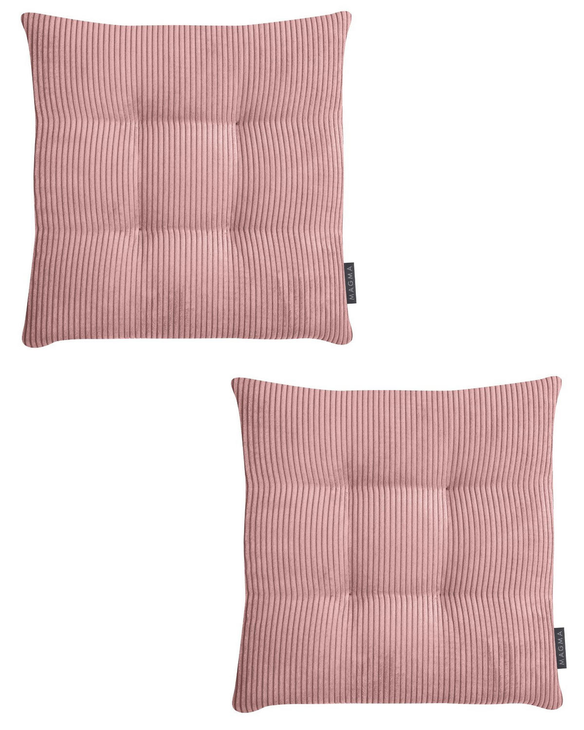 STUHLKISSEN 2er Set Inga - Altrosa, Textil (35/35/5cm) - Magma Heimtexx