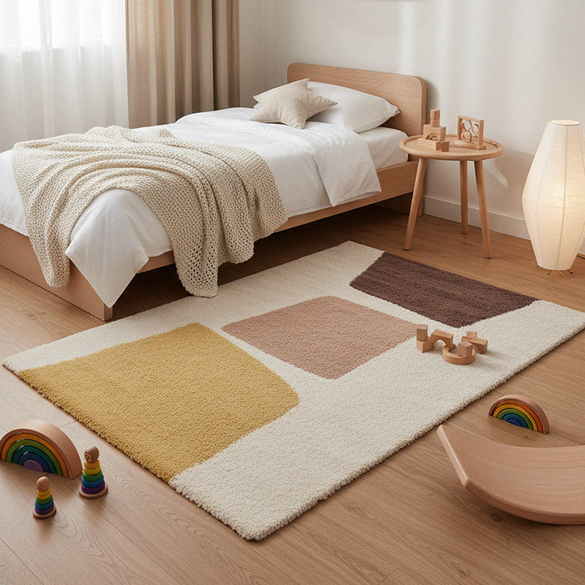 TEPPICH, dick und bequem, im Designstil mehrfarbig - Multicolor, Textil (120/170cm) - AFK Living