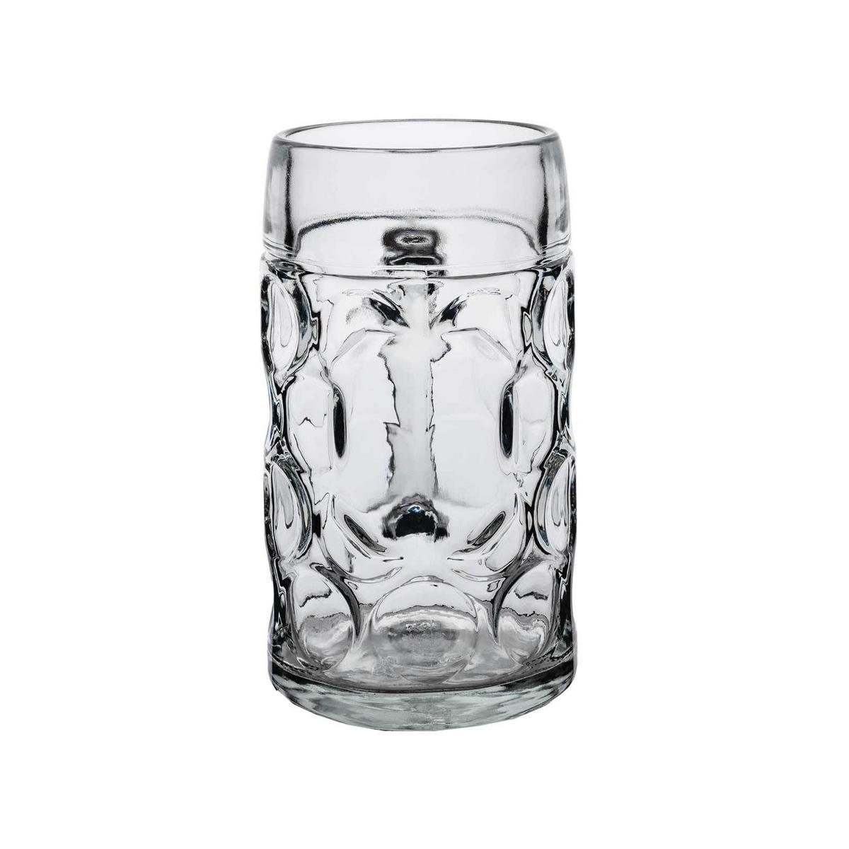MASSKRÜGE GEEICHT transparent 1 l 6er Set - Transparent, Glas (1L) - Van Well