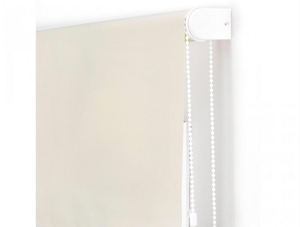 ROLLO Polyester Transluzent Beige 120x250 - Beige, Textil (120/250/1cm) - Purline