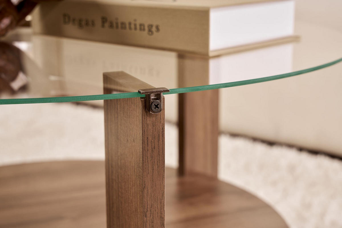 COUCHTISCH clara Dunkelbraun - Braun, Holz (75/75/40cm) - Habitat Garten