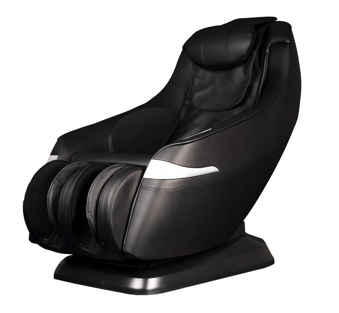 MASSAGESESSEL ATTIVA - Farbe: Schwarz - Schwarz, Leder (65.5/112/100cm) - Home Deluxe