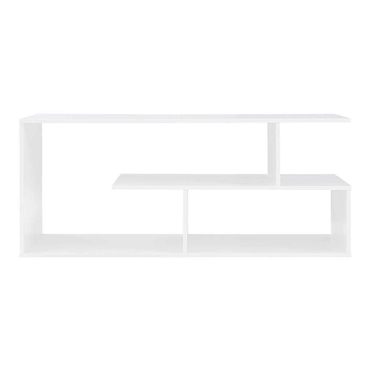 FERNSEHTISCH Anän - Weiß, Holzwerkstoff (29.5/42/100cm) - [en.casa]