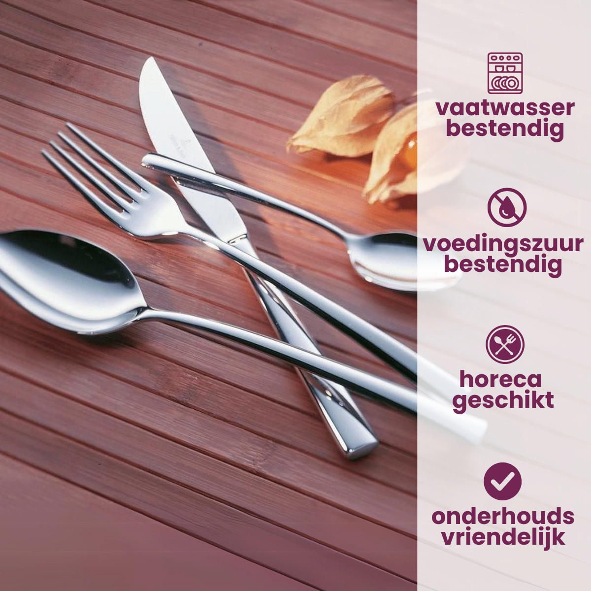 TAFELBESTECK Piemont silber 24-tlg. - Silberfarben, Metall - Villeroy & Boch