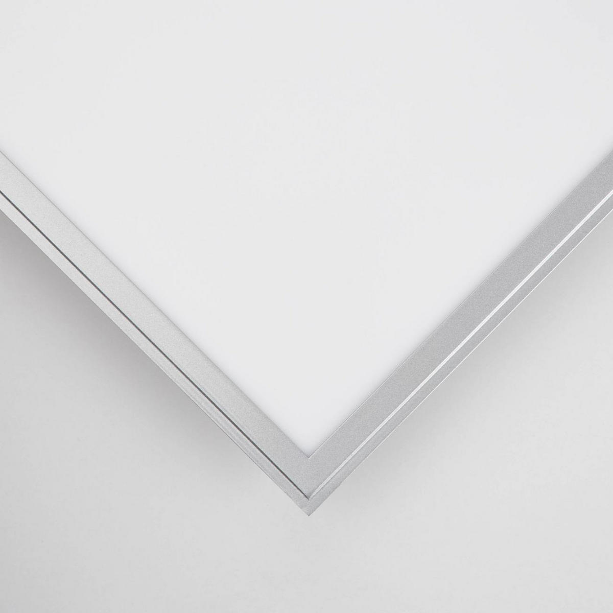 DECKENAUFBAU-PANEEL Alissa G97021/58 - Silberfarben, Metall (39.5/39.5/5.3cm) - Brilliant