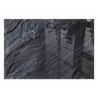 GLASPLATTE für Kamin 120x80 cm - Schwarz, Glas (120/80/0.4cm) - TULUP