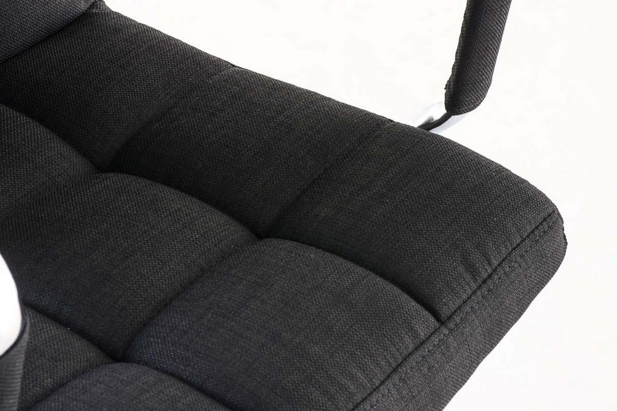 BÜROSTUHL Deal V2, Stoff Schwarz - Schwarz, Textil/Metall (56/104/62cm) - TPFLiving