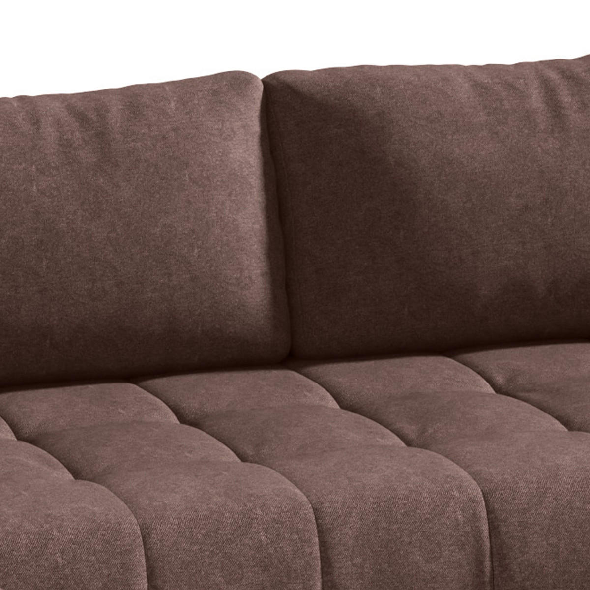 PANORAMASOFA Jonas 5 Sitzplätze Braun - Braun, Holzwerkstoff (350/85/185cm) - Petits-meubles