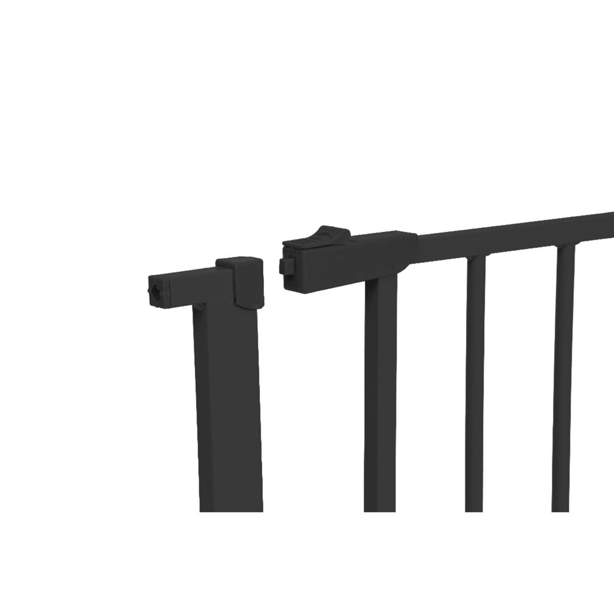 TREPPENSCHUTZGITTER - Schwarz, Kunststoff/Metall (100/1cm) - Relaxdays