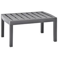 GARTENTISCH Mokka 78/55/38 Cm Kunststoff - Grau, Kunststoff (78/55/38cm) - vidaXL