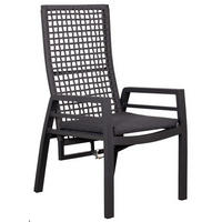 GARTENSTUHL Lucena - Grau, Metall (78/122/62cm) - Mr. Deko