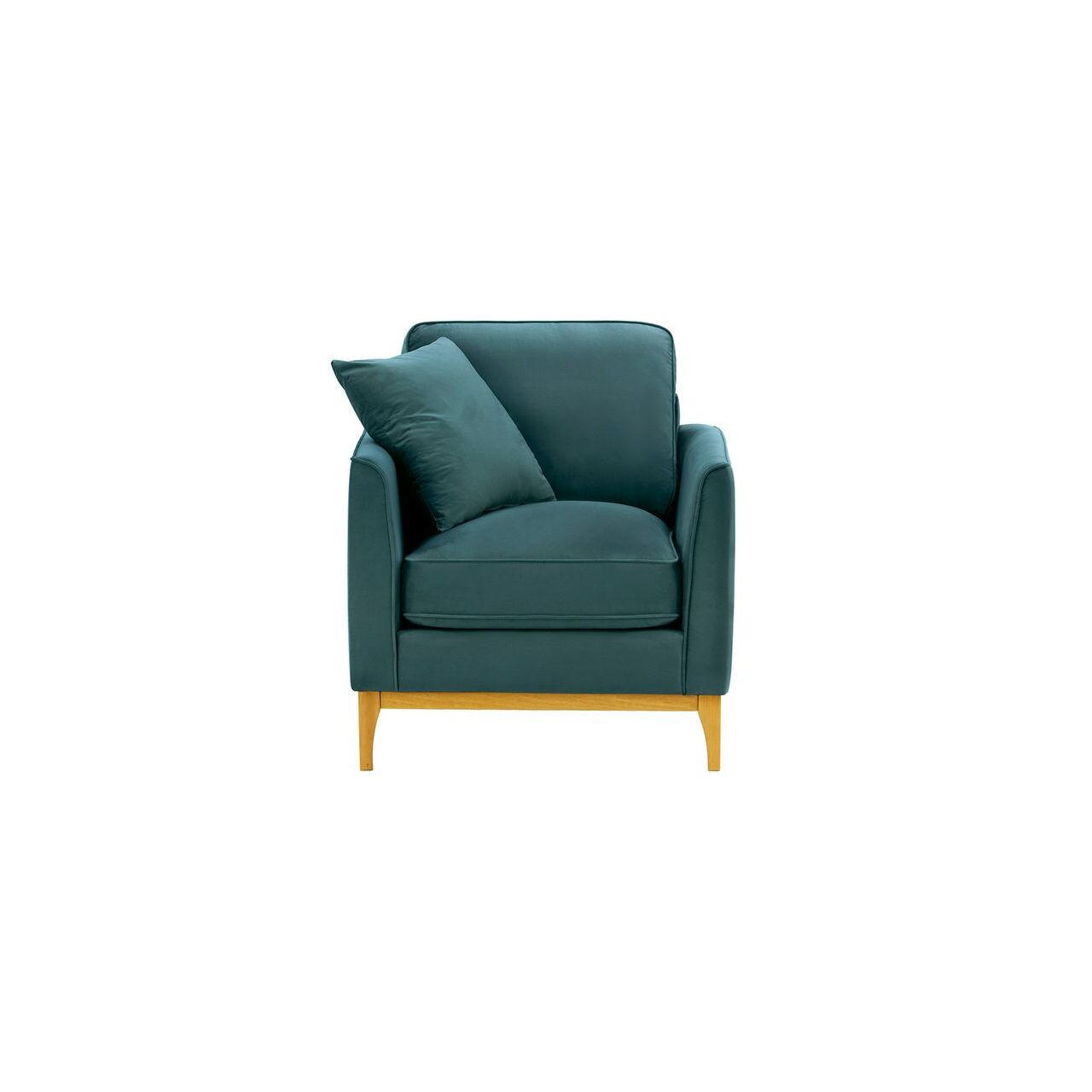 SESSEL Linara-Velluto 12 - Blau, Holz/Textil (81/91/95cm)