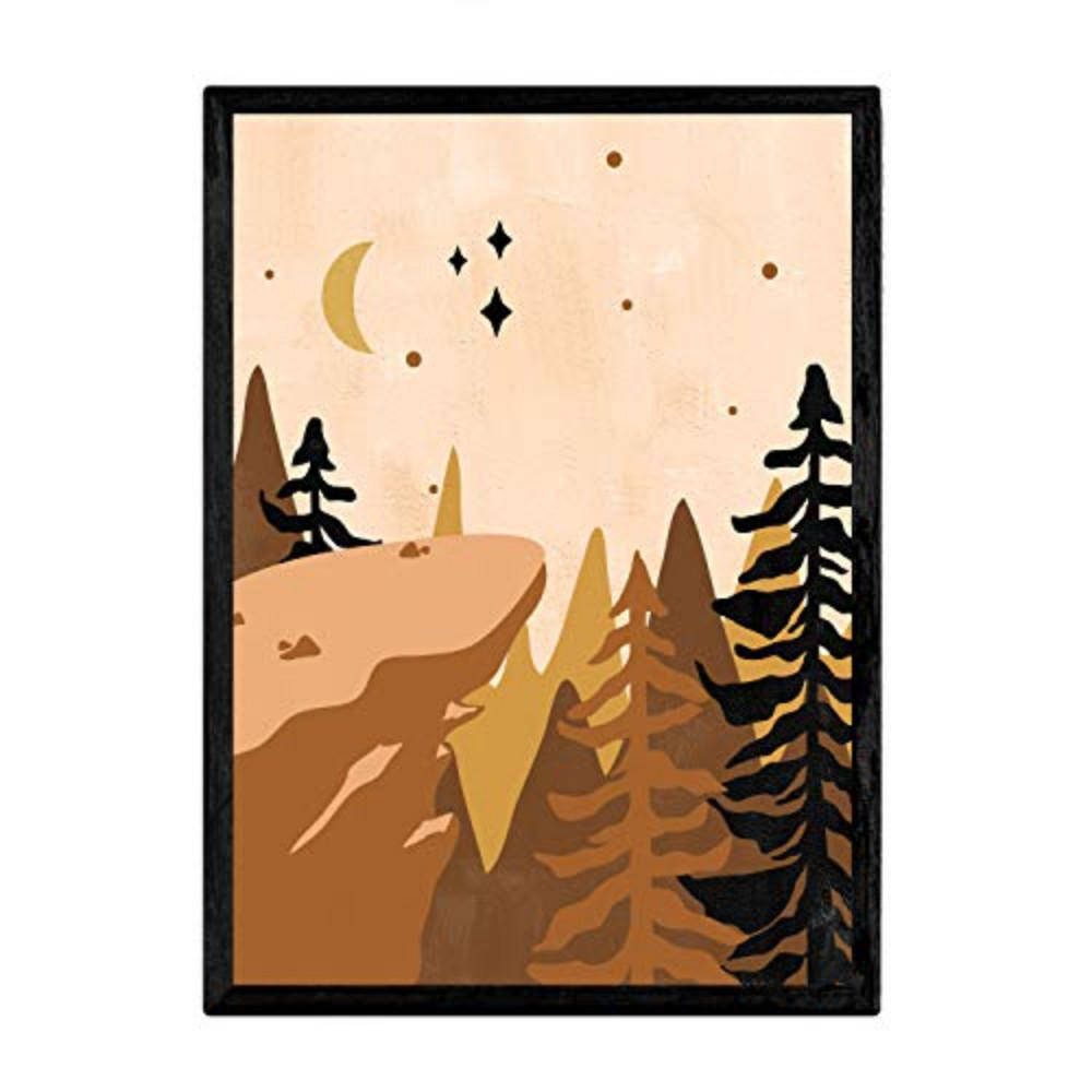 POSTER Natur Landschaften A4 Rahmenlos - Klar, Papier (29.7/5/21cm) - Nacnic