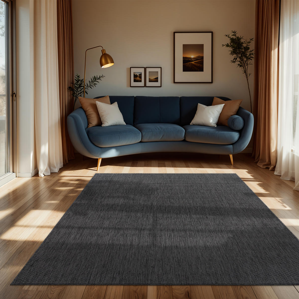 OUTDOORTEPPICH 300/400 cm Venedig 165 - Anthrazit, Textil (300/400cm) - Paco Home