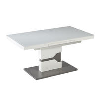 FUNKTIONSTISCH ausziehbar Caitrin 110(150) x 65 x 57-76 Couchtisch Weiß/Lava - Braun, Holz (110/65/57cm) - 58aufmkessel
