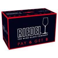 ROTWEINGLAS Vinum, 8er Set Cabernet Sauvignon, hochwertiges Glas, 610 ml - Transparent, Glas (0.61L) - Riedel