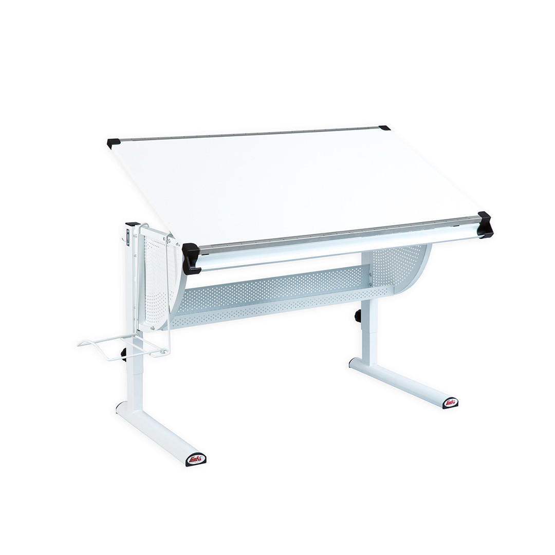 SCHREIBTISCH Weiß - Weiß, Holzwerkstoff (118/63/72cm) - ebuy24