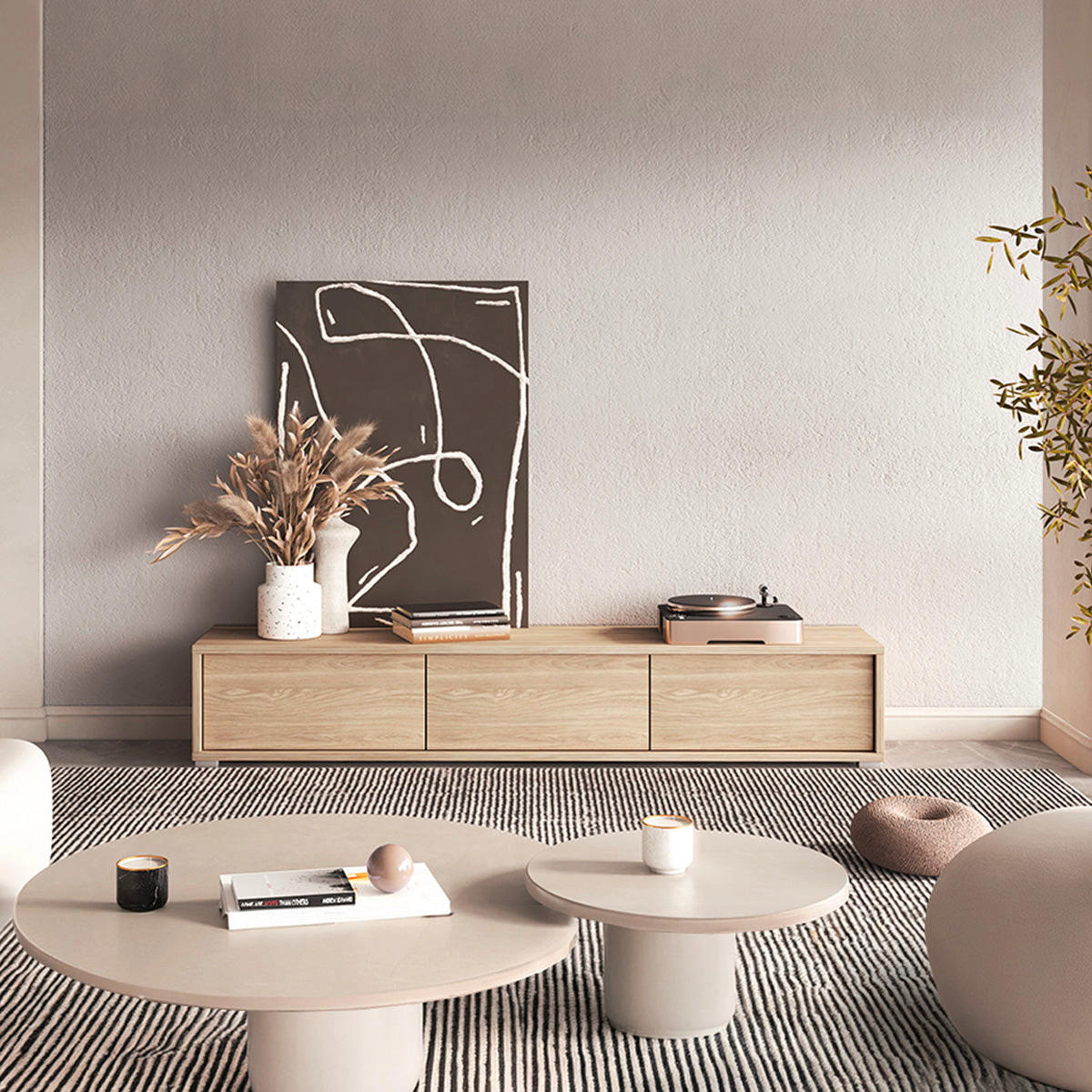 TV-MÖBEL Idra Holz - Braun, Holzwerkstoff (180/32/36cm) - Petits-meubles