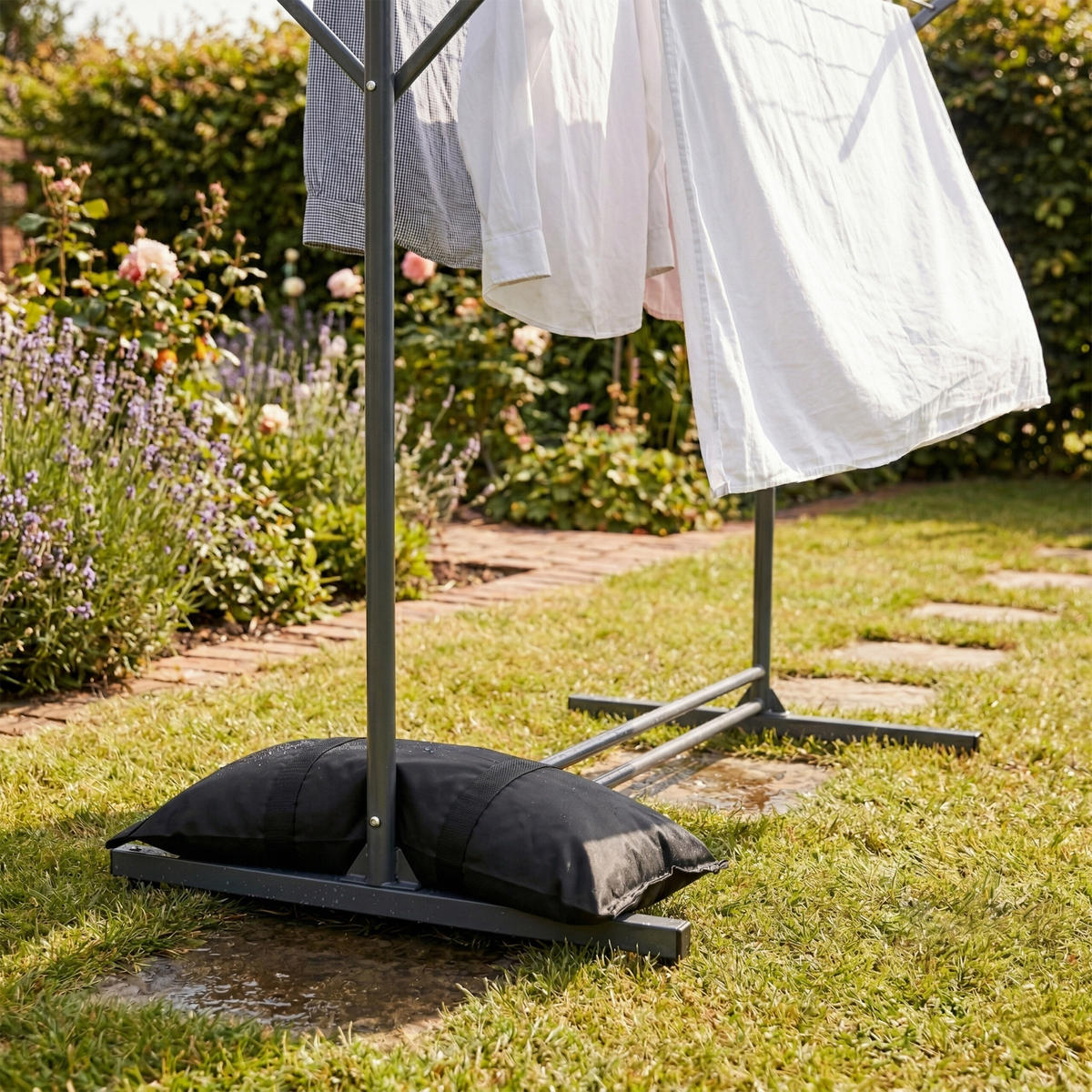2XPIESKOVÉ vrecia - čierna, textil/plast (68/30cm) - Relaxdays