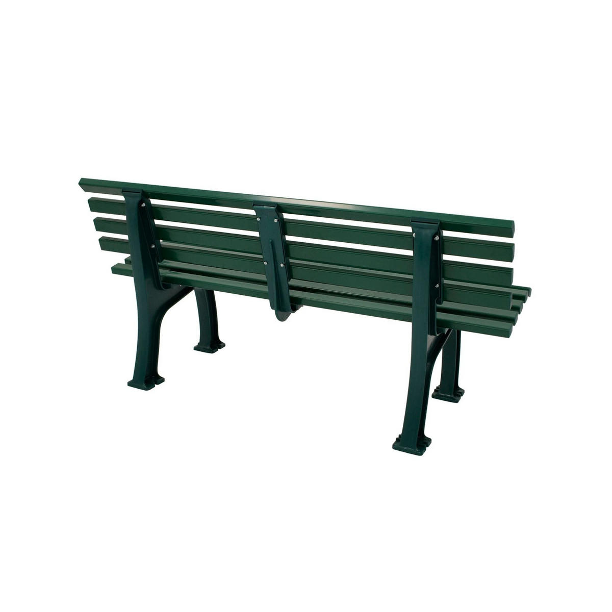 GARTENBANK Antigua 3 Sitzer Grün 74 x 150 x 54 cm Witterungskunststoff & UV Beständiger Kunststoff - Grün, Kunststoff (150/74/54cm) - PROREGAL