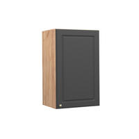 HÄNGESCHRANK Fame-Line Anthrazit-Gold 45 cm - Honigeiche/Anthrazit, Holzwerkstoff (45/72/34.1cm) - Vicco