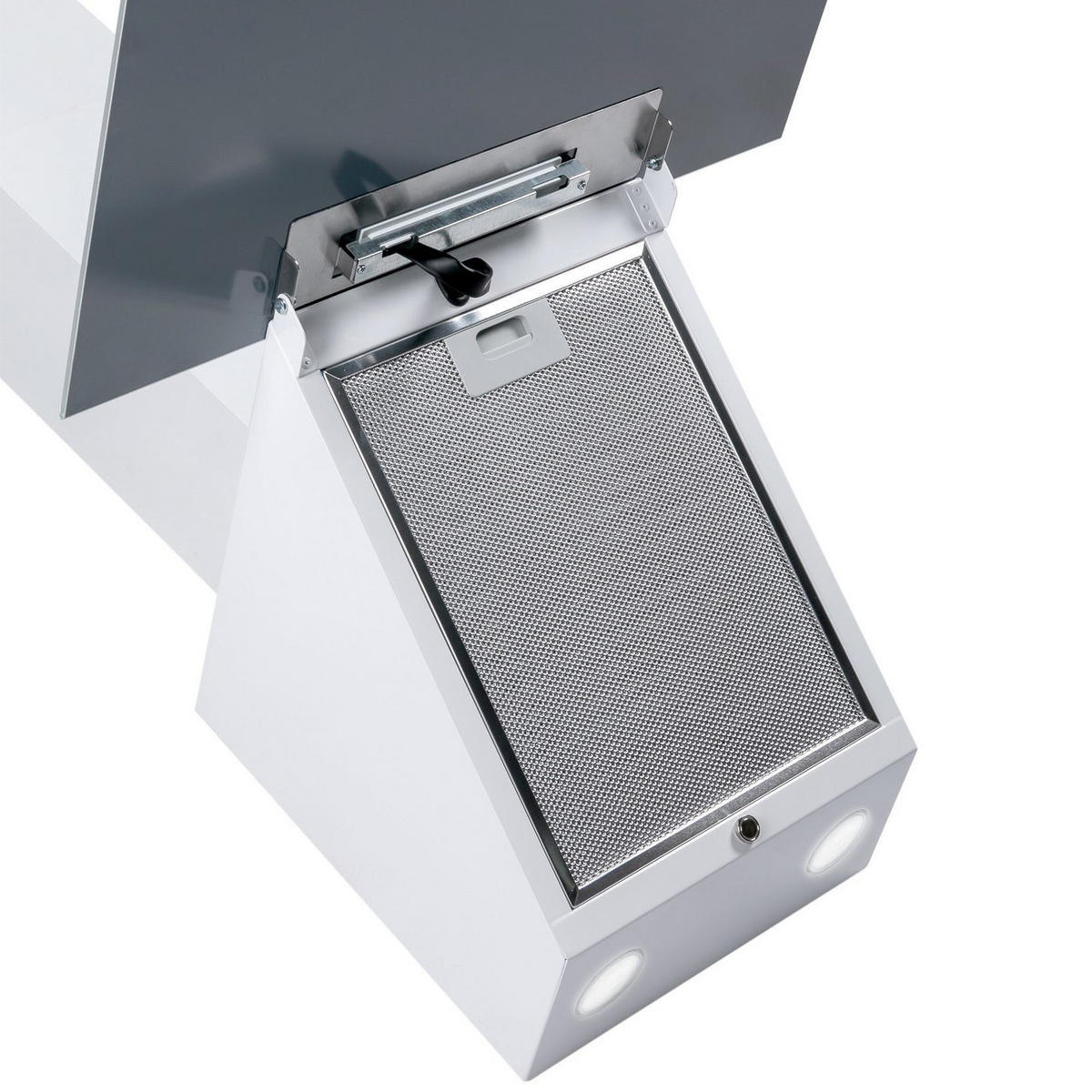 DUNSTABZUGSHAUBE GCH D 286 WH 6 Prime N 60 cm Weiß - Weiß, Glas/Metall (60/96.5/39cm) - Gurari