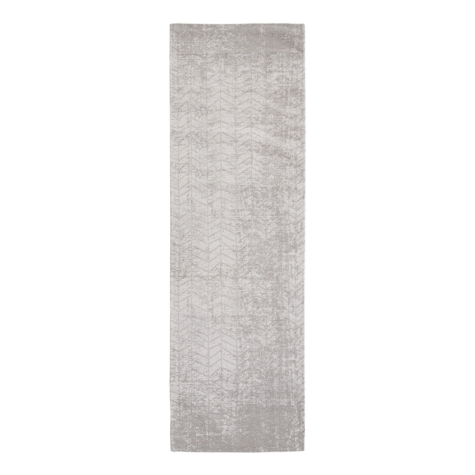 TEPPICH White Plains Mad Men Jacob's Ladder 80/250 cm - Grau, Kunststoff/Textil (80/250cm) - Louis De Poortere