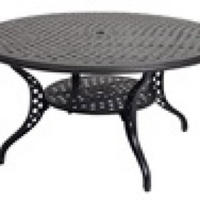 GARTENTISCH Big - Grau - 147/147/72 cm - Grau, Metall (147/147/72cm) - Lesli Living