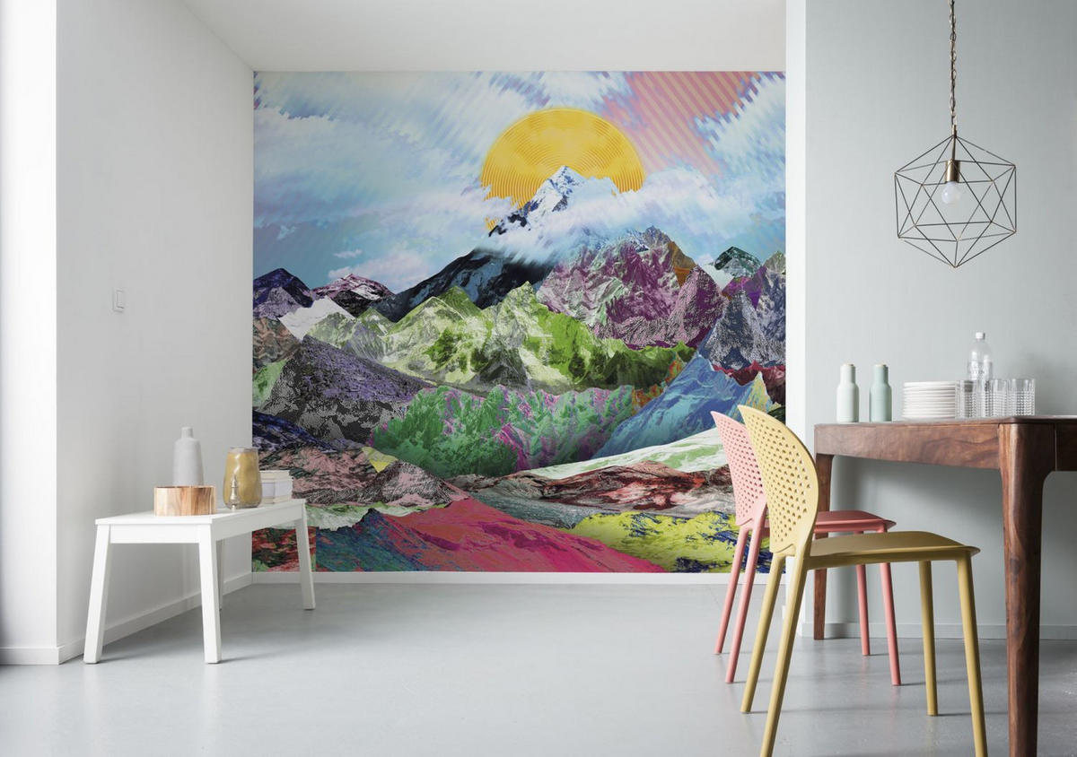 FOTOTAPETE Landschaft 300 x 250 cm - Multicolor, Papier (300/250cm) - Sanders & Sanders