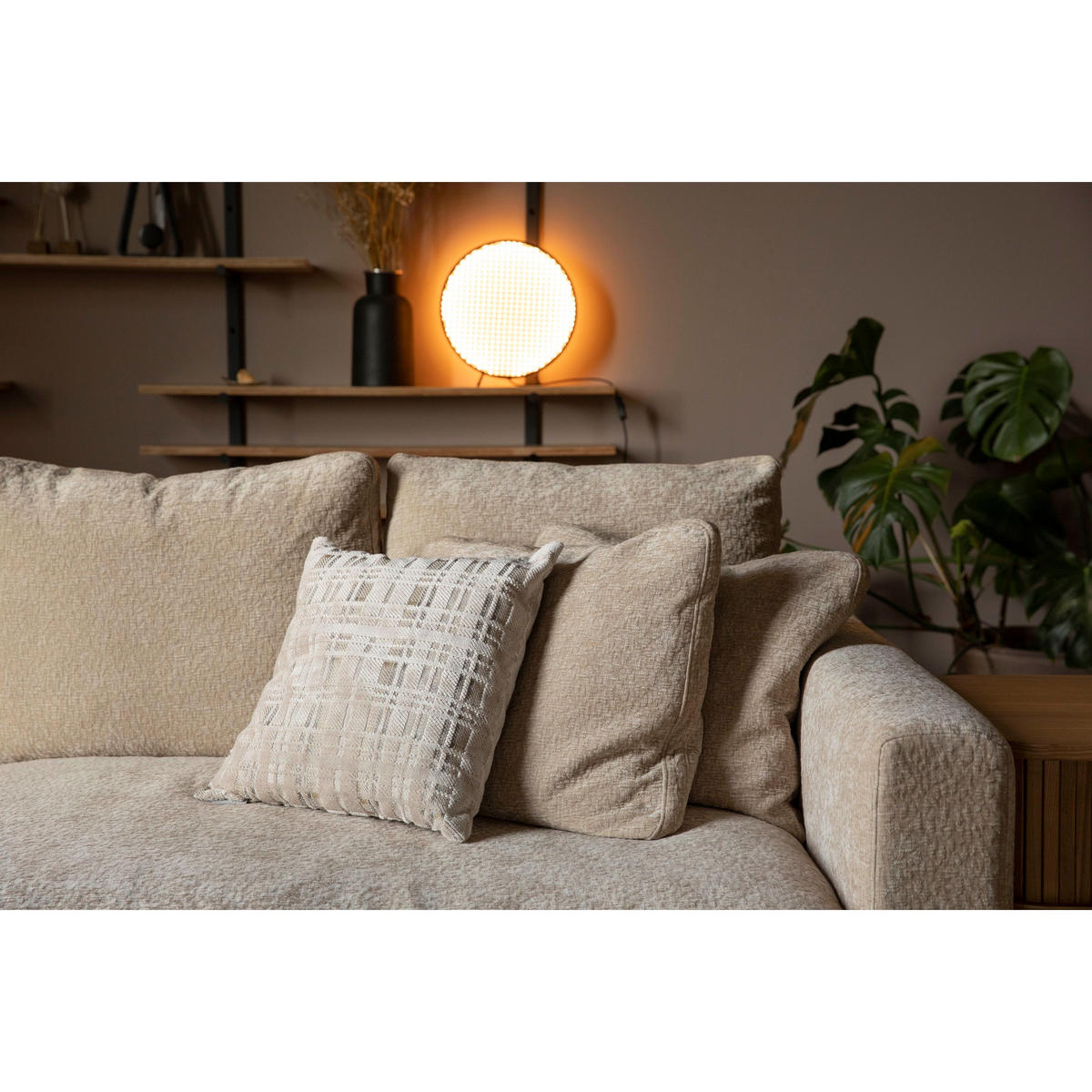 SOFA 3-SITZER Sense Beige - Beige, Textil (266/85/113cm) - Zuiver