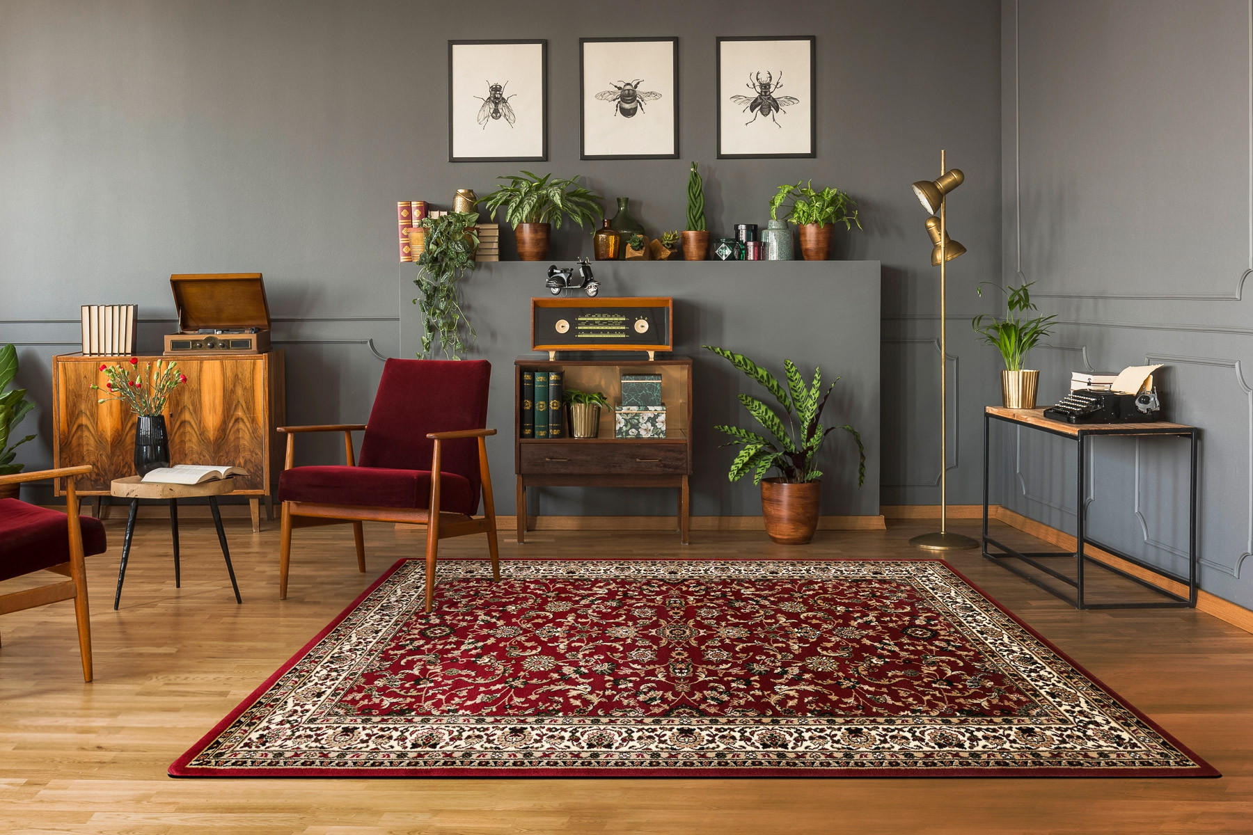 Thumbnail - rugsX Teppich, Rot, Textil, Rechteckig, 150x300 cm, Teppiche & Böden, Teppiche