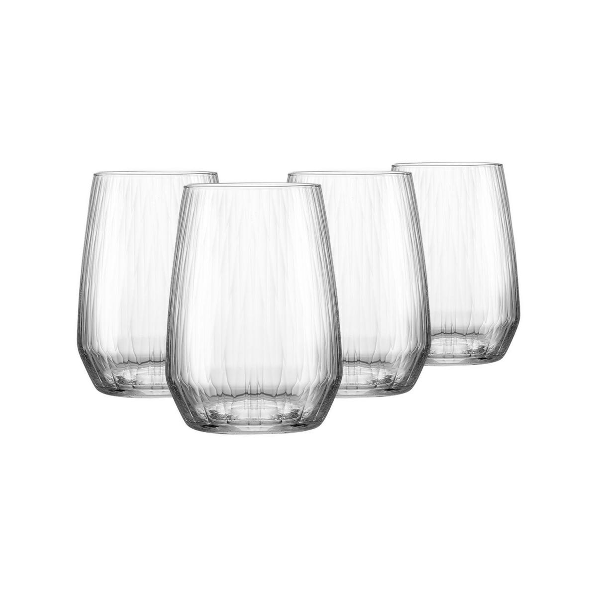 LONGDRINKGLÄSER Jive transparent 450 ml 4er Set - Transparent, Glas (0.45L) - Ritzenhoff Breker
