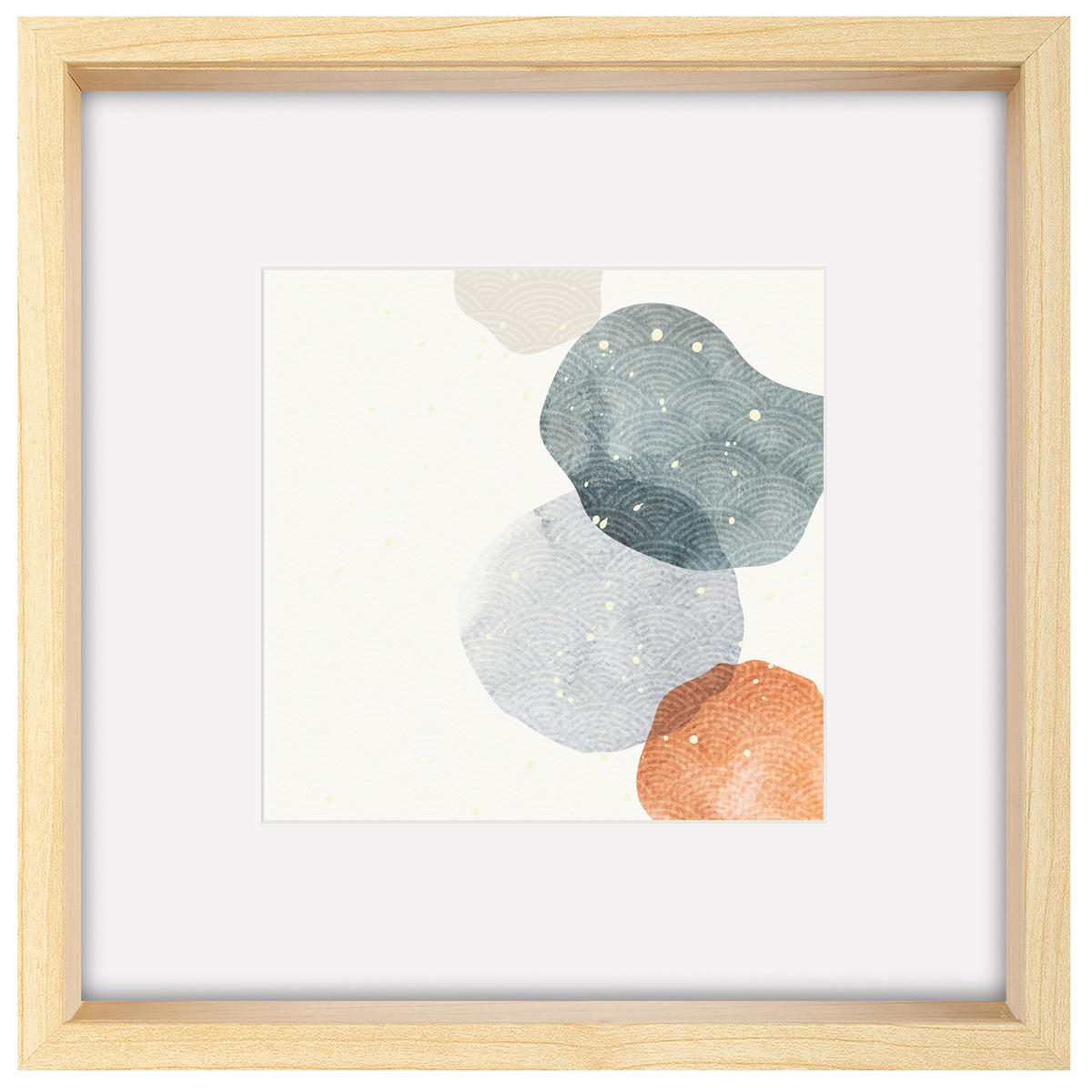 SHAPE 3D FSC-Holzrahmen 50x50 cm, birke - Birkefarben, Holzwerkstoff (6/52/52cm) - walther design