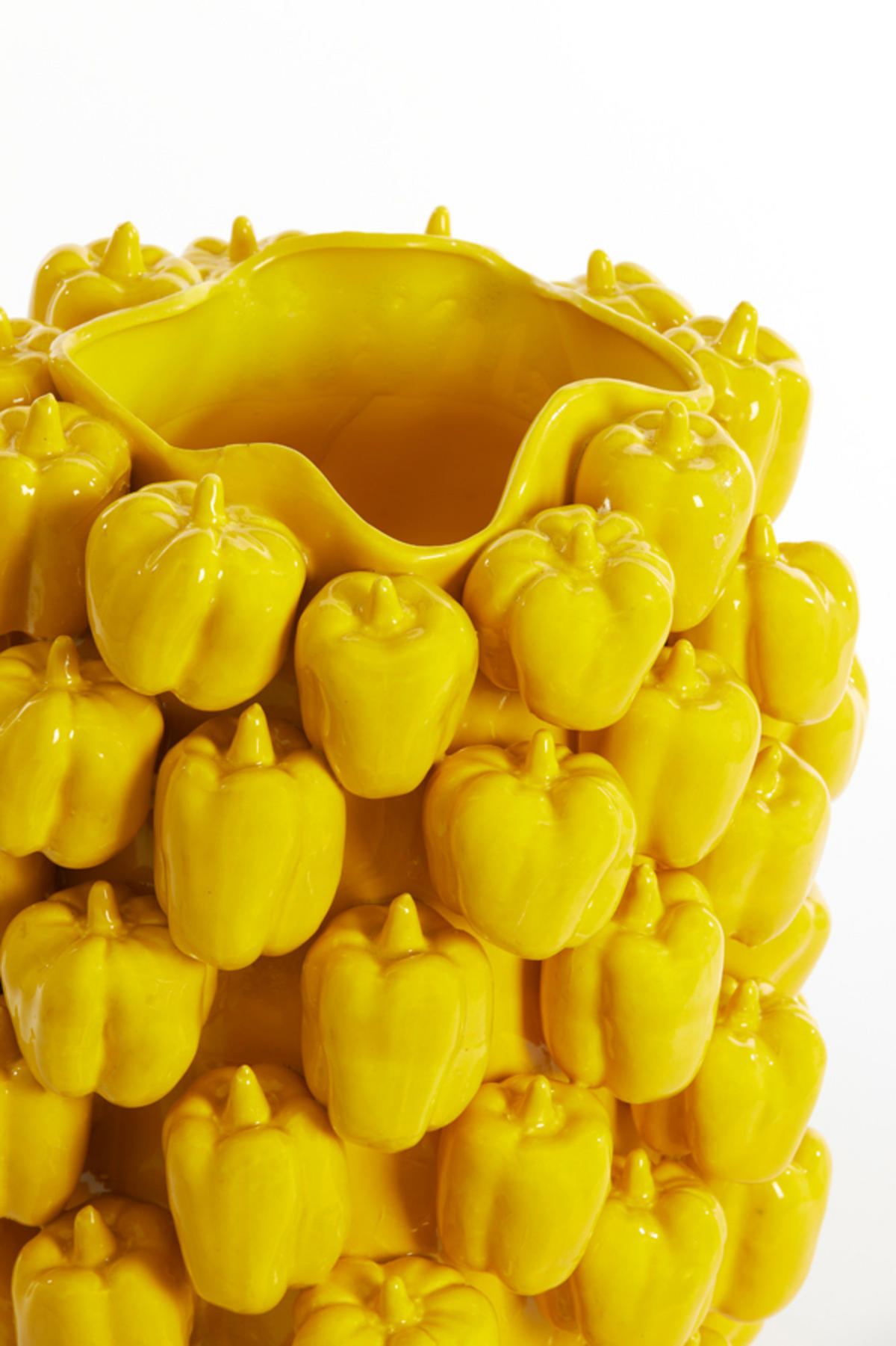 VASE Paprika Gelb Ø35/47 cm - Gelb, Keramik (47cm) - Light & Living