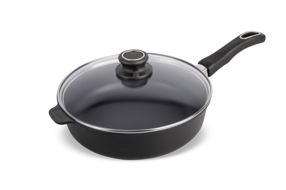 HOCHRANDPFANNE INDUKTION ⌀26cm - Schwarz, Kunststoff/Metall (26cm) - Gastrolux