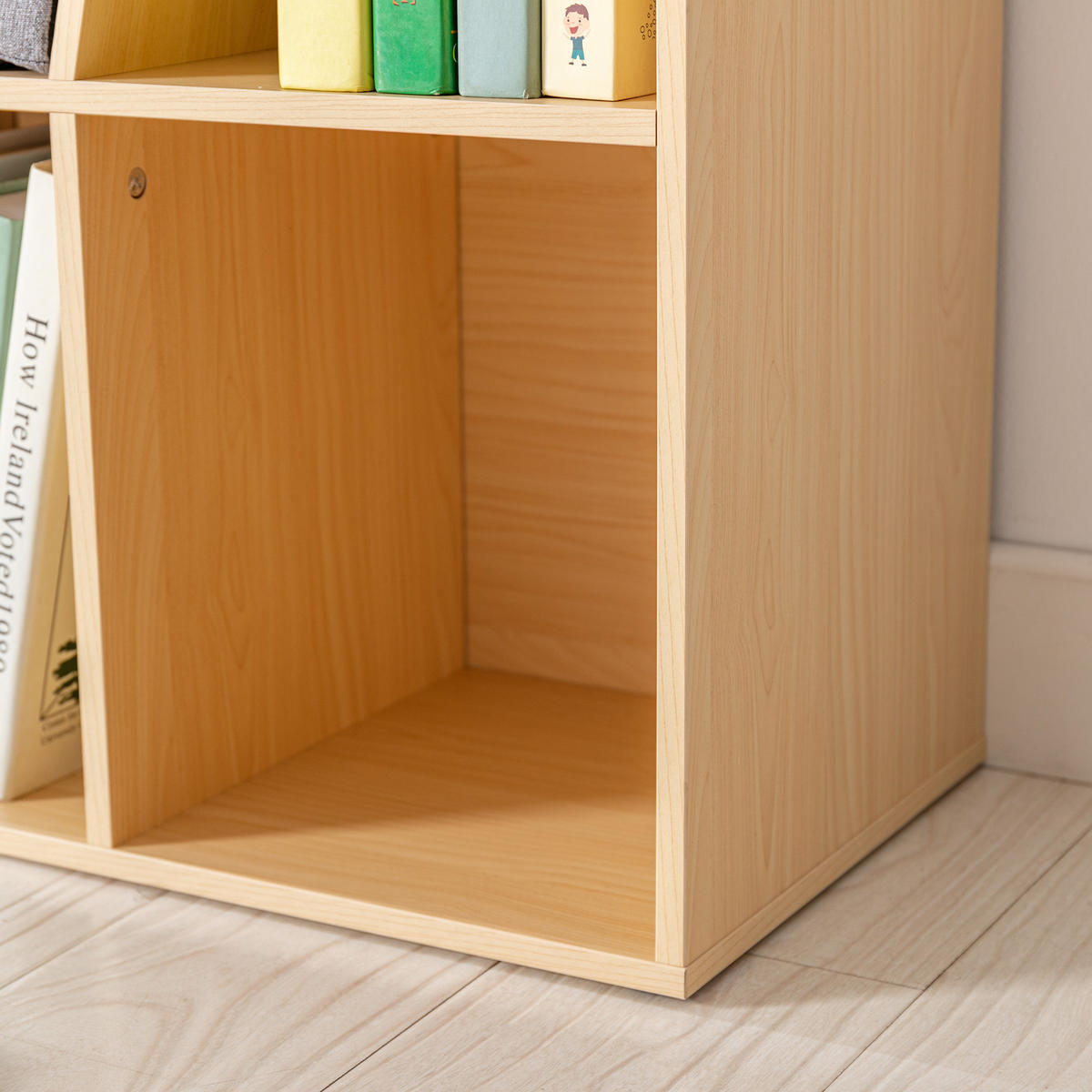 KINDERREGAL - Hellbraun, Holzwerkstoff (30/62/103cm) - HOMCOM
