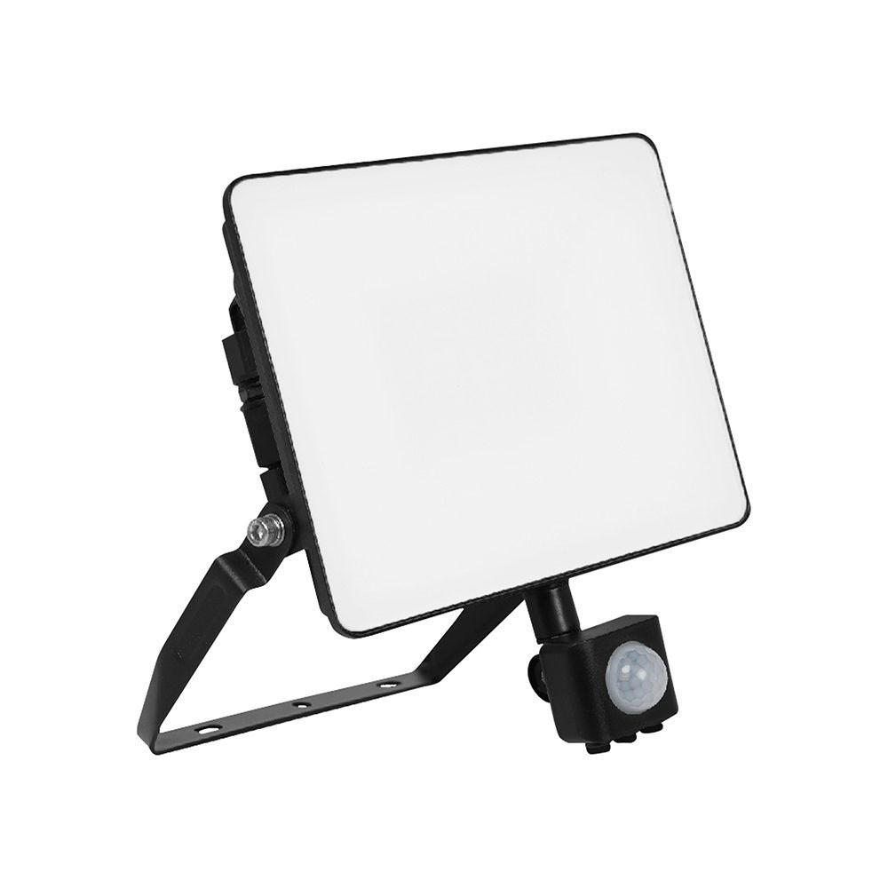 LED WANDSTRAHLER Schwarz Metall - Schwarz, Metall (22.4/8.9/18.4cm)
