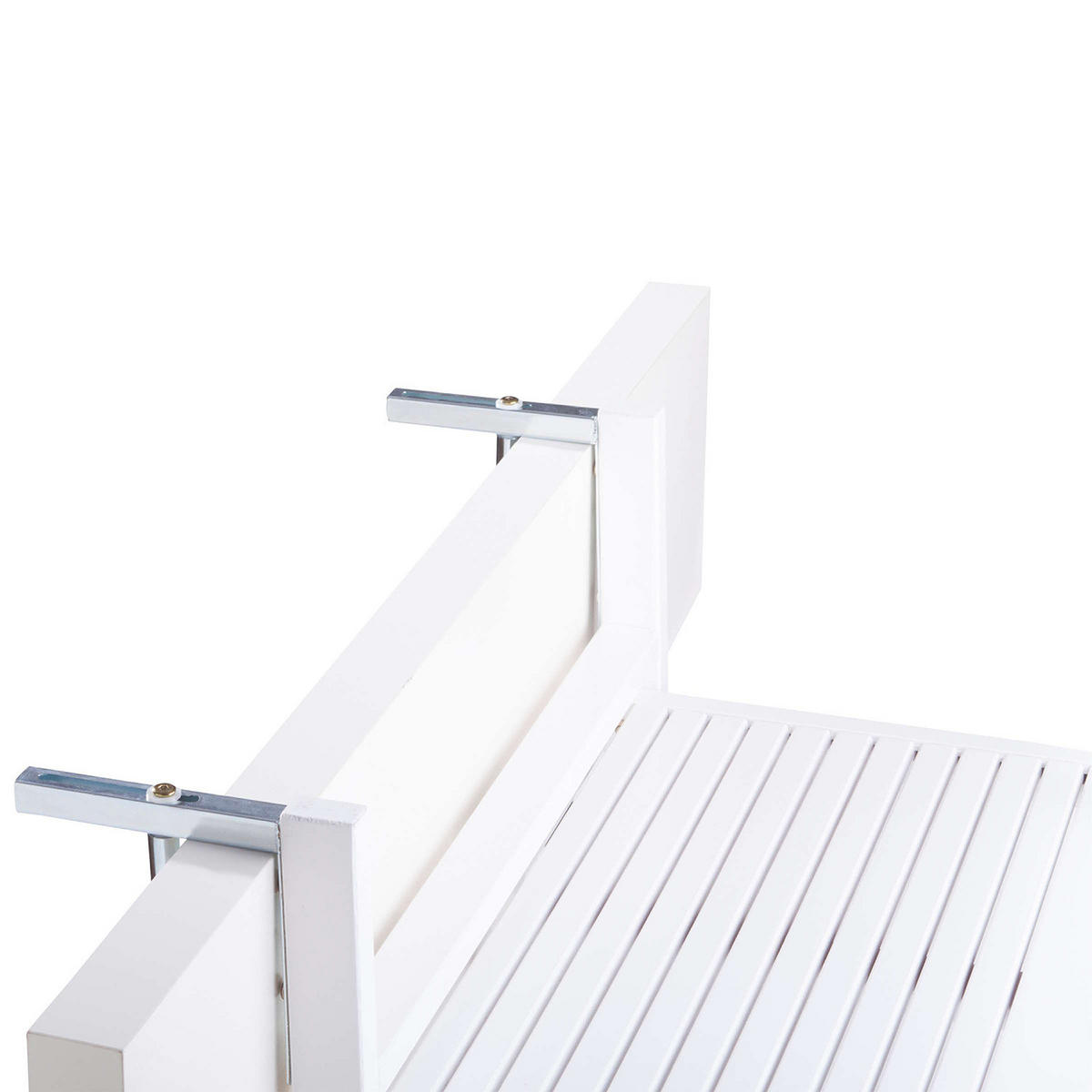 GARTENTISCH Lodge - Weiß, Holz (40/57/64cm) - BUTLERS