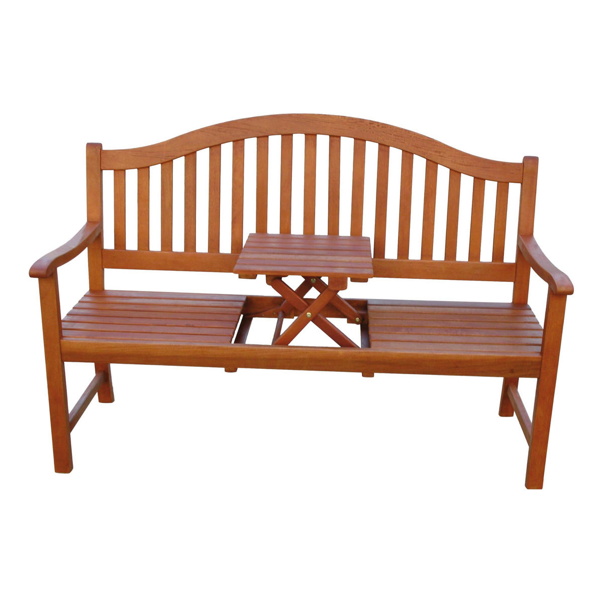 GARTENBANK Arles Terrassenbank - Braun, Holz (63/105/150cm) - DELUKE