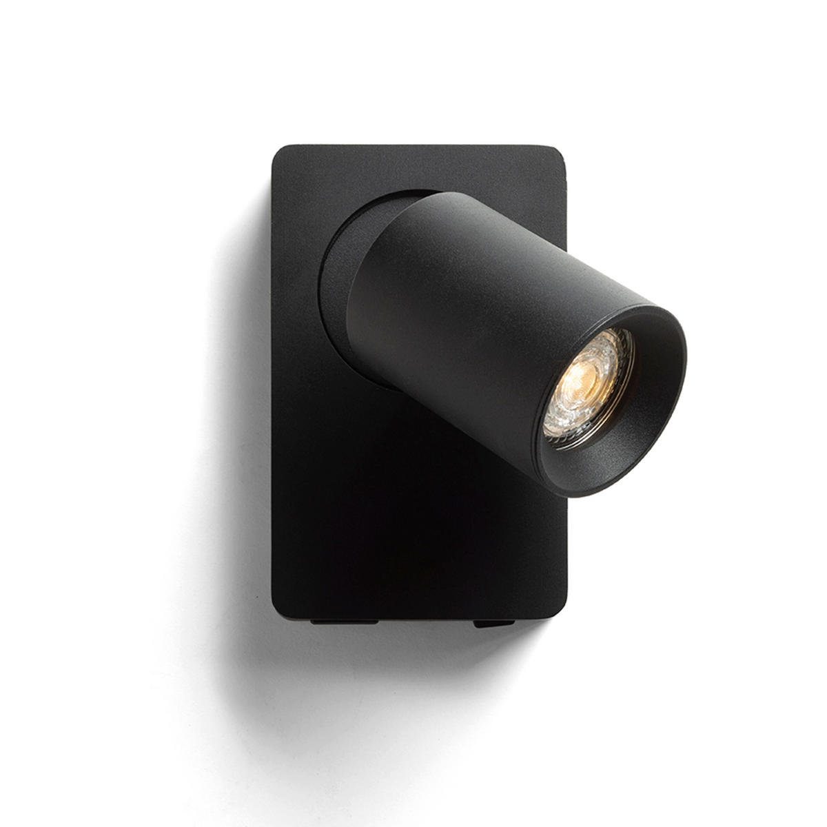 DECKENLEUCHTE VOLTERA USB Schwarz 9 W - Schwarz, Metall (30/30/20cm) - Rendl