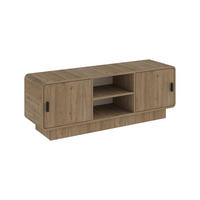 TV-LOWBOARD Rovel Eiche natur 140,3/39/50 cm - Naturfarben, Holzwerkstoff/Kunststoff (140.3/50/39cm) - Decortie